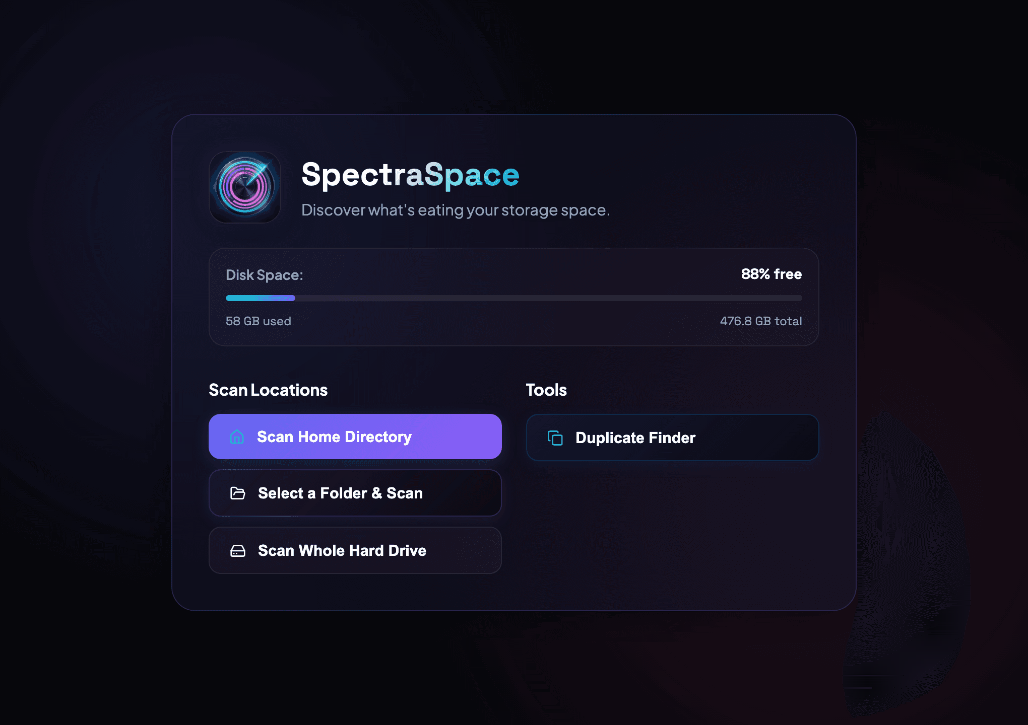 Captura de pantalla de SpectraSpace 1