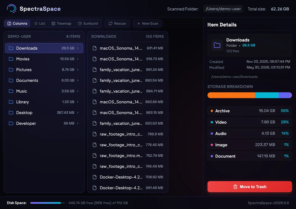 SpectraSpace Screenshot